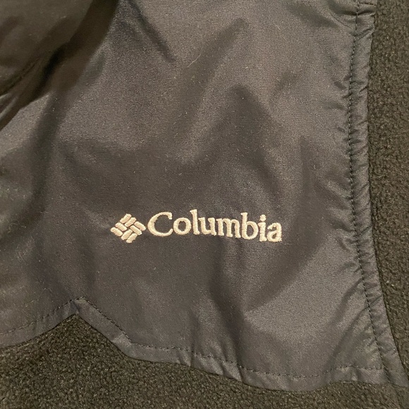 Columbia Bugaboo fleece interchange full zip up jacket black size 10-12 youth - Picture 3 of 6